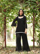 Embellished Kurta with Flared Palazzo Set