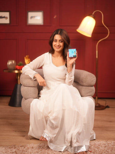 Ivory Flow Anarkali Kurta