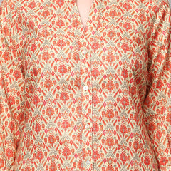 Poshak Hub Women Yellow Cotton Print Cord Set