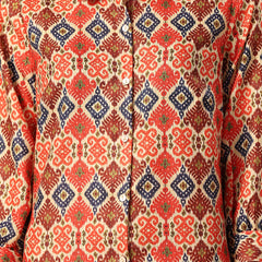 Poshak Hub Women Yellow Cotton Print Cord Set
