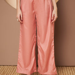 Women Peach Floral Aari Work Embroidered Kurta with Palazzo and Embroidered Dupatta